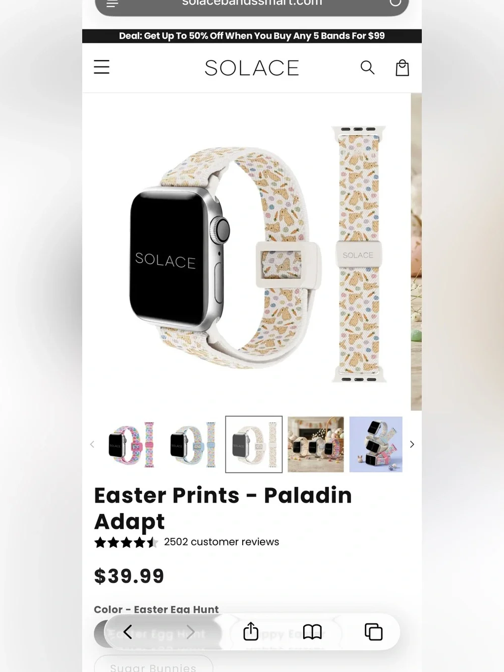 SolaceEaster Prints Paladin Adapt Apple Watch Band